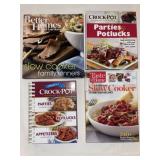 R0) Cook books for slow cookers and crockpots.