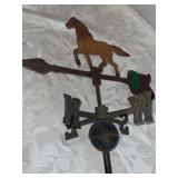 R0) Horse weathervane 32 1/2 inches tall