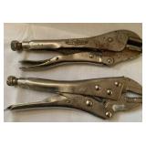 (R19). Vise-Grips set of two