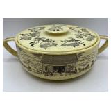 Vintage two handle Dutch pot with lid