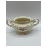 Homer Laughlin Floral  Sugar Bowl