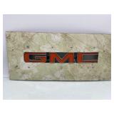 (RR1) Handmade wall hanging of  GMC  Logo  23x10