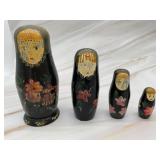(R14) Nesting Dolls  7 inches to 2.5 inches tall