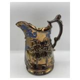 Victorian Copper Lustre "Dancing Ladies" Pattern