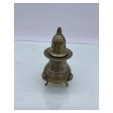 (R15) Brass Salt Shaker  4 in tall