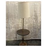 FL) Mid century floor lamp side table- 58 inches