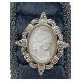 R3) Sterling silver pin