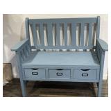 FL) Traditional wood storage bench- very nice,