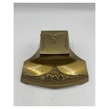Vintage brass butterfly inkwell