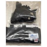 AR) Belly band and universal shoulder holster.