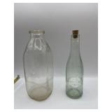 Vintage glass bottles- Greenville & Ionia