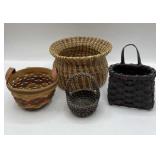 Mini wicker baskets