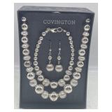 R2) Covington costume set including necklace