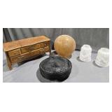 Jewelry Box,  Hat, Globes
