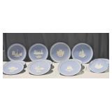 Wedgwood Christmas Plates: 1969-74, 1976-81,