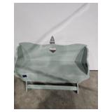 Rustic Painted Country Wood Bench