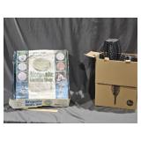 Set of 4 LED Solar Torch Lights, Keepsake Garden