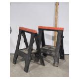 Pair of Folding Saw Horses