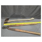 Axe and Pruning Shears