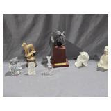 Dog, Cat, Horse, Bear Statues