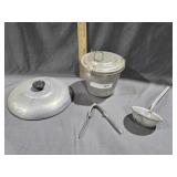 Bread Pudding Mold, Enamelware Ladel, Nut Cracker