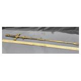Fraternal ceremonial sword marked Patriarchal
