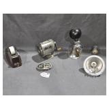 Pencil Sharpener,  Horn, Tape Dispencer,
