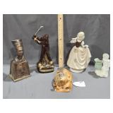 Antique Victorian Match Holder, Statues, World