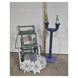 Garden Mat, Hose Reel, Koeze, Tin Sunflowers