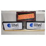 Lighted Alltel Signs (2) & Accessories  Sign (1)