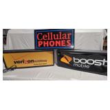 Boost Mobile, Verizon, Cellular Phones Lighted
