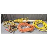 2 Ext. Cords, Work Light and Jumper Cables
