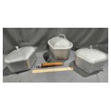 Silver seal cookware Aluminum pots with handle