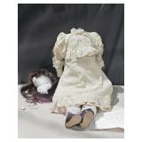 Alt,Beck-Gottschalck Doll, ca 1885, Leather Body