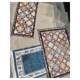 Throw rugs, big tan rug L6