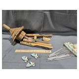 Windchimes wooden & ceramic