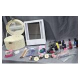 Hair & Nails Lot: Lighted Makeup Mirror, Nail