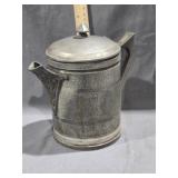 antique silver-plated insulated pitcher, likely