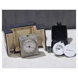 Pottery Barn Silver Clock (1998), Cerner Quartz