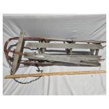 Metal / wooden sled