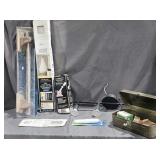 Oak Towel Bar, Mini Blinds, Shower Filter, Light