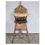 Wooden High Chair