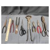 Tools, needle nose pilers, hoof nippers & more