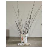 Fishing Poles, Reels, some tackle