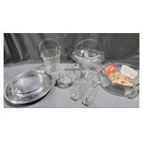 Fire King Casserole Dish, Ice Bucket with Tongs