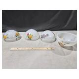 Fire King Hand painted Bowls