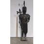 Metal Statue of a Medievel Knight
