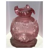Fenton ' Puffy Roses' Lamp Shade