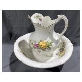 Buffalo Pottery Cario Washbasin & Water Pitcher