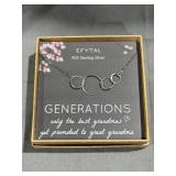 .925 Sterling Silver Generations